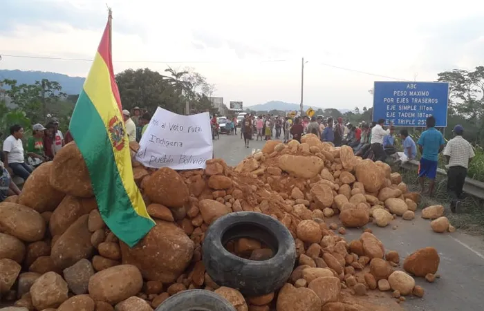 bloqueos en Bolivia